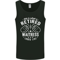 This Is What a Retired Waitress Looks Like Mens Vest Tank Top Black