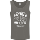 This Is What a Retired Welder Looks Like Mens Vest Tank Top Charcoal