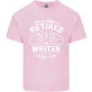 This Is What a Retired Writer Looks Like Mens Cotton T-Shirt Tee Top Light Pink