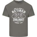 This Is What a Retired Zoologist Looks Like Mens Cotton T-Shirt Tee Top Charcoal