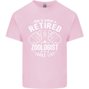 This Is What a Retired Zoologist Looks Like Mens Cotton T-Shirt Tee Top Light Pink