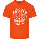 This Is What a Retired Zoologist Looks Like Mens Cotton T-Shirt Tee Top Orange