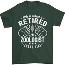 This Is What a Retired Zoologist Looks Like Mens T-Shirt Cotton Gildan Forest Green