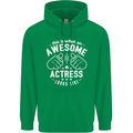 This Is What an Awesome Actress Looks Like Mens 80% Cotton Hoodie Irish Green