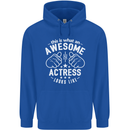 This Is What an Awesome Actress Looks Like Mens 80% Cotton Hoodie Royal Blue