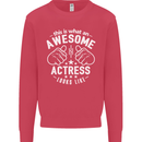 This Is What an Awesome Actress Looks Like Mens Sweatshirt Jumper Heliconia