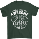 This Is What an Awesome Actress Looks Like Mens T-Shirt Cotton Gildan Forest Green