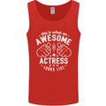 This Is What an Awesome Actress Looks Like Mens Vest Tank Top Red