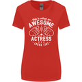 This Is What an Awesome Actress Looks Like Womens Wider Cut T-Shirt Red