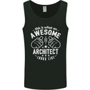 This Is What an Awesome Architect Looks Like Mens Vest Tank Top Black