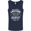 This Is What an Awesome Architect Looks Like Mens Vest Tank Top Navy Blue