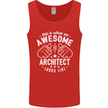 This Is What an Awesome Architect Looks Like Mens Vest Tank Top Red