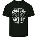 This Is What an Awesome Artist Looks Like Mens Cotton T-Shirt Tee Top Black