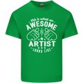 This Is What an Awesome Artist Looks Like Mens Cotton T-Shirt Tee Top Irish Green
