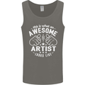 This Is What an Awesome Artist Looks Like Mens Vest Tank Top Charcoal