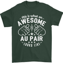 This Is What an Awesome Au Pair Looks Like Mens T-Shirt Cotton Gildan Forest Green