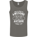 This Is What an Awesome Author Looks Like Mens Vest Tank Top Charcoal