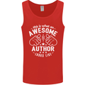 This Is What an Awesome Author Looks Like Mens Vest Tank Top Red