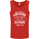 This Is What an Awesome Author Looks Like Mens Vest Tank Top Red