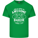 This Is What an Awesome Baker Looks Like Mens Cotton T-Shirt Tee Top Irish Green