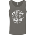 This Is What an Awesome Baker Looks Like Mens Vest Tank Top Charcoal