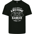 This Is What an Awesome Banker Looks Like Mens Cotton T-Shirt Tee Top Black
