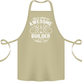 This Is What an Awesome Builder Looks Like Cotton Apron 100% Organic Khaki