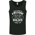 This Is What an Awesome Builder Looks Like Mens Vest Tank Top Black