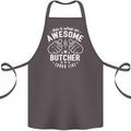 This Is What an Awesome Butcher Looks Like Cotton Apron 100% Organic Dark Grey
