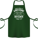 This Is What an Awesome Butcher Looks Like Cotton Apron 100% Organic Forest Green