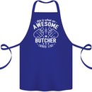 This Is What an Awesome Butcher Looks Like Cotton Apron 100% Organic Royal Blue