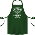 This Is What an Awesome Carpenter Looks Like Cotton Apron 100% Organic Forest Green