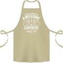 This Is What an Awesome Carpenter Looks Like Cotton Apron 100% Organic Khaki