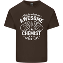 This Is What an Awesome Chemist Looks Like Mens Cotton T-Shirt Tee Top Dark Chocolate
