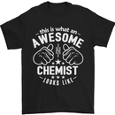 This Is What an Awesome Chemist Looks Like Mens T-Shirt Cotton Gildan Black