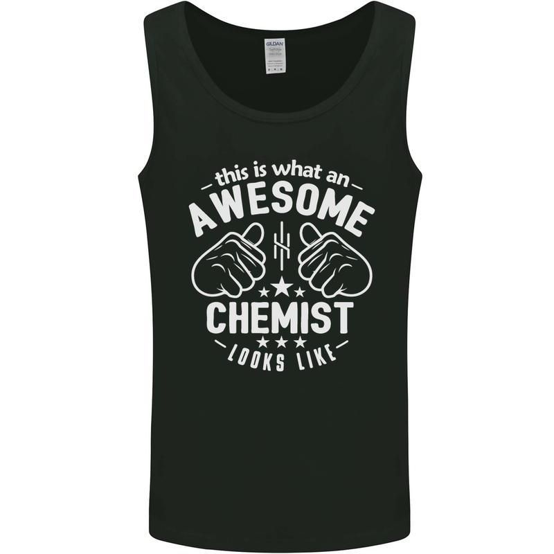 This Is What an Awesome Chemist Looks Like Mens Vest Tank Top Black