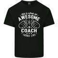 This Is What an Awesome Coach Looks Like Mens Cotton T-Shirt Tee Top Black