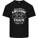 This Is What an Awesome Coach Looks Like Mens Cotton T-Shirt Tee Top Black