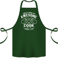 This Is What an Awesome Cook Looks Like Cotton Apron 100% Organic Forest Green