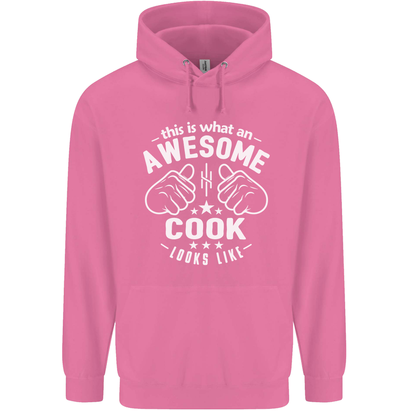 This Is What an Awesome Cook Looks Like Mens 80% Cotton Hoodie Azelea