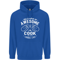 This Is What an Awesome Cook Looks Like Mens 80% Cotton Hoodie Royal Blue