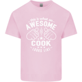 This Is What an Awesome Cook Looks Like Mens Cotton T-Shirt Tee Top Light Pink
