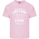 This Is What an Awesome Cook Looks Like Mens Cotton T-Shirt Tee Top Light Pink