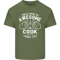 This Is What an Awesome Cook Looks Like Mens Cotton T-Shirt Tee Top Military Green