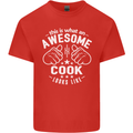 This Is What an Awesome Cook Looks Like Mens Cotton T-Shirt Tee Top Red