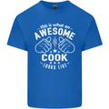 This Is What an Awesome Cook Looks Like Mens Cotton T-Shirt Tee Top Royal Blue