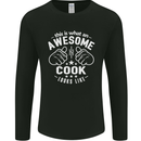 This Is What an Awesome Cook Looks Like Mens Long Sleeve T-Shirt Black