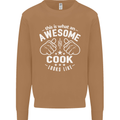 This Is What an Awesome Cook Looks Like Mens Sweatshirt Jumper Caramel Latte