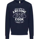 This Is What an Awesome Cook Looks Like Mens Sweatshirt Jumper Navy Blue