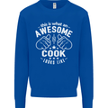 This Is What an Awesome Cook Looks Like Mens Sweatshirt Jumper Royal Blue